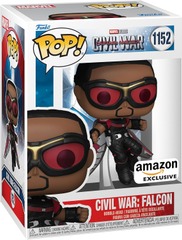 Funko Pop! Marvel: Captain America Civil War - Falcon - (Amazon Exclusive Build-A-Scene)
