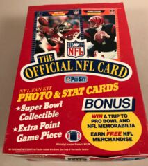 1989 NFL ProSet Football Card - 36 Pack Box