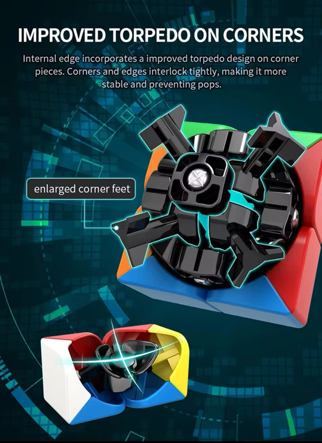 Rubiks Mei Long MoYu 2 WCA 2x2x2 Speedcube Stickerless