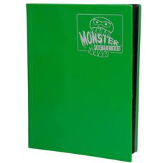 Monster Protectors: 9-Pocket Monster Binder - Matte Emerald Green