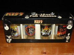 Kiss -  Pub Glasses Set - 4-16oz. Glasses