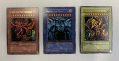 Yu-Gi-Oh! Egyptian God Card Set of 3 - Japanese Import / English Language Ultra Rare Limited Edition GB1-001, 002 & EN003 (Origi