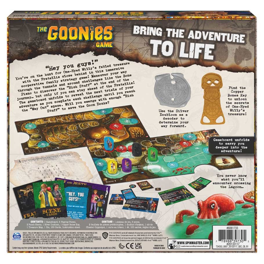 The Goonies Board Game