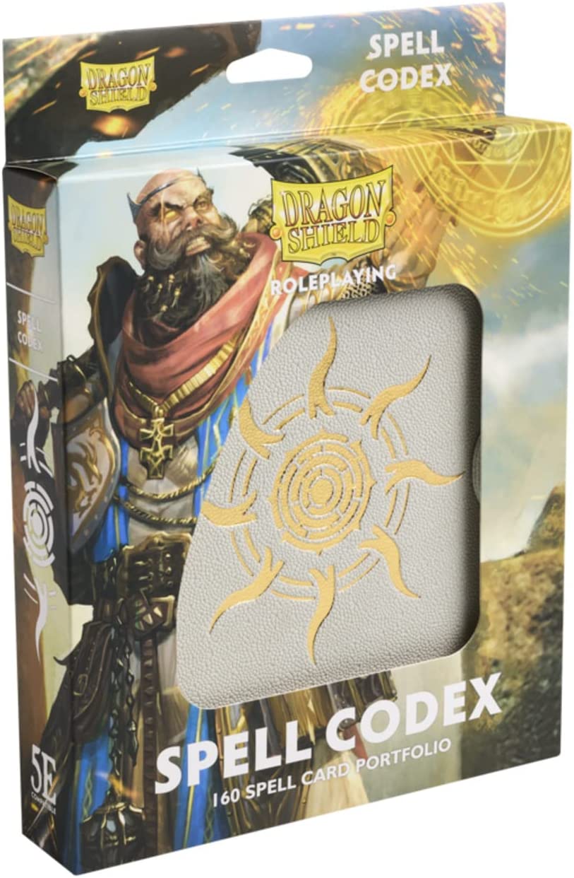 Dragon Shield - Spell Codex: Ashen White