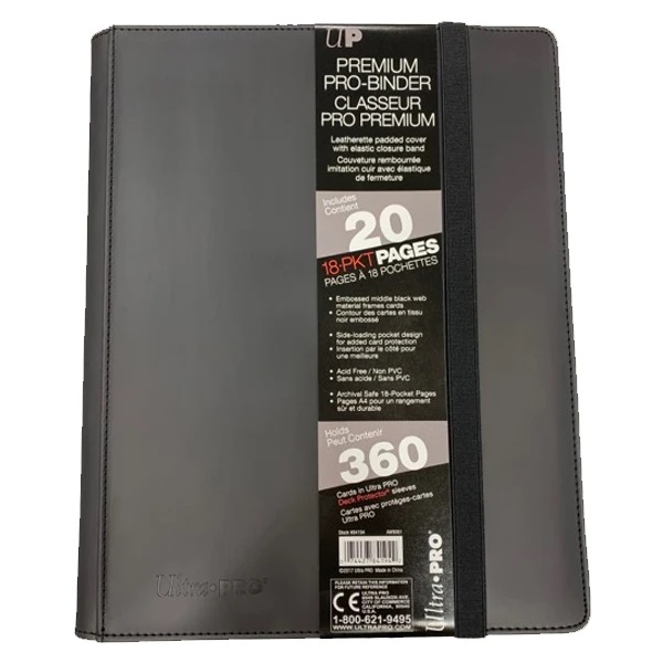 Premium 9-Pocket Black PRO-Binder (84194)