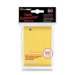 Ultra-Pro Solid Small Size Deck Protector Sleeves Yellow (60 ct)