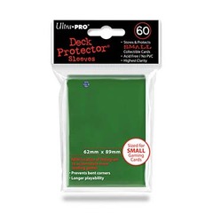 Ultra-Pro Solid Small Size Deck Protector Sleeves Green (60 ct)