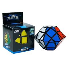 Rubik’s DianSheng UFO Tertradecahedron Cube 14-Sided Twisty Puzzle Classic Black