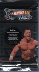 2007 WWE TOPPS CHROME HERITAGE III WRESTLING TRADING CARD HOBBY PACK