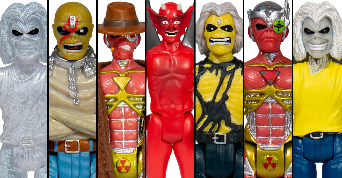 Iron Maiden ReAction Figure - Wave 2 Coomplete Set