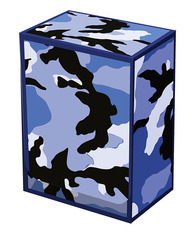 Camouflage Blue Legion Premium Deck Box w/Divider