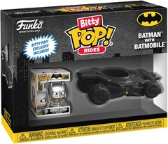 Funko Pop! Bitty Pop Rides: Batman - Armored Batman w/ Batmobile Bitty Town