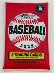 2025 Topps Heritage Baseball Pack