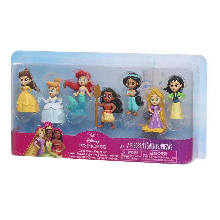 Disney Princess Collectible Figure Set 7 Pieces