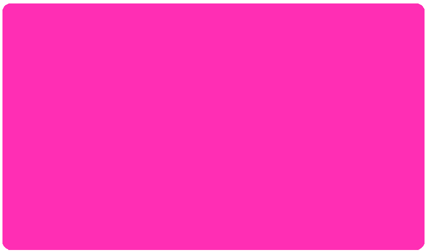 Solid Hot Pink Rubber-Backed Playmat (14x24 Blank)
