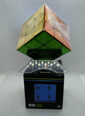 Rubik's LanLan FTO Speedcube 3x3 Face Turning Octahedron Cube Diansheng Classic Black