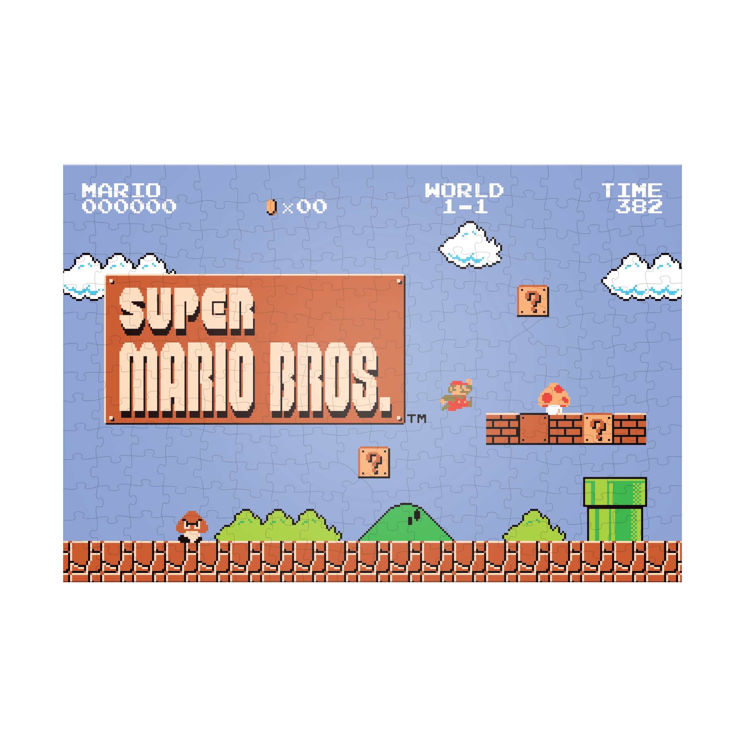 Super Mario Bros Puzzle - NES Super Mario Cart (250pc)