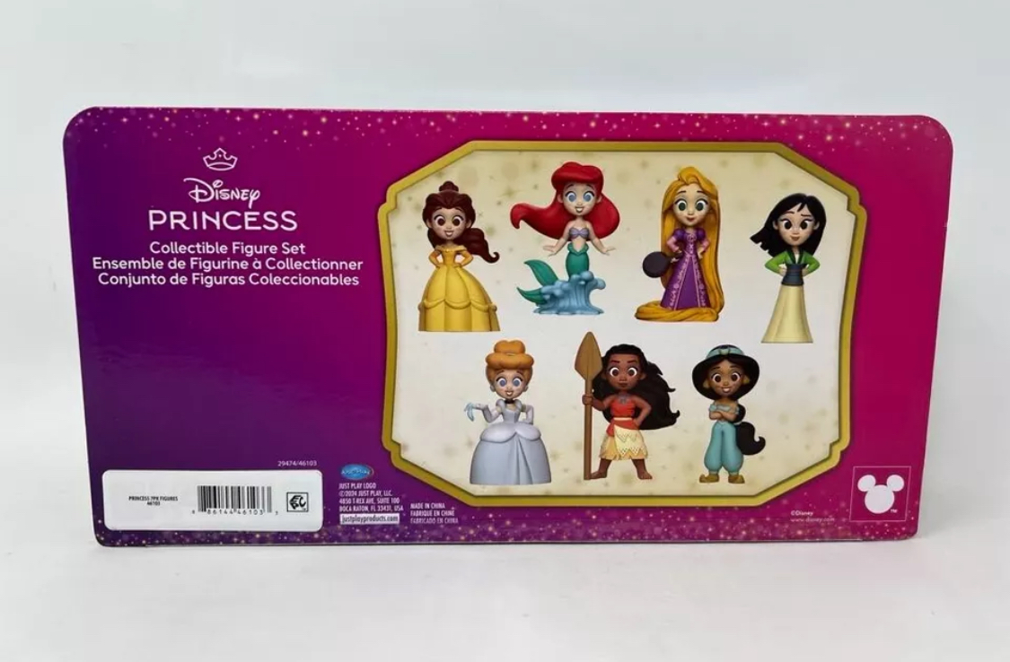 Disney Princess Collectible Figure Set 7 Pieces