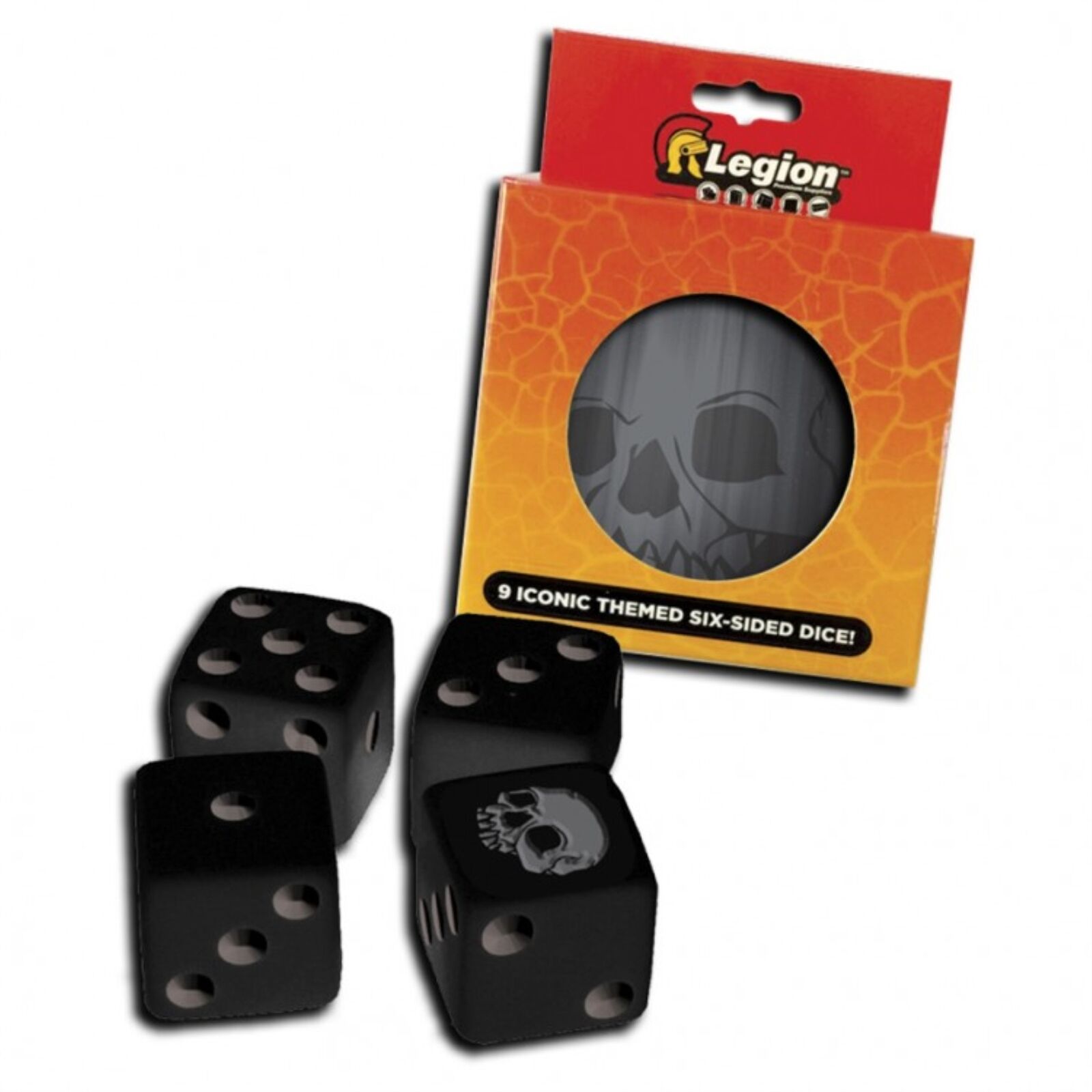 Legion - Iconic Dice D6 Tin: Skull (9)