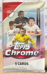 2021 Topps Chrome MLS Soccer Trading Cards Blaster Pack (5 Cards)