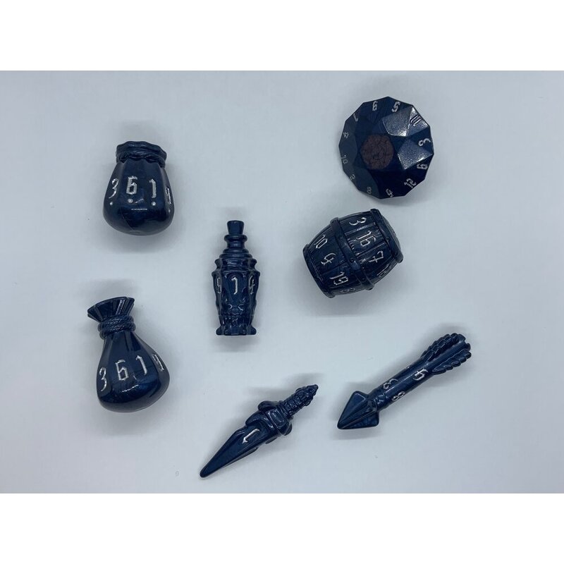 Polyhero Dice: Rogue Sets - Midnight Blue