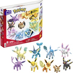 Mega Construx - Pokemon Eevee Evolution Set - 470 Piece Set