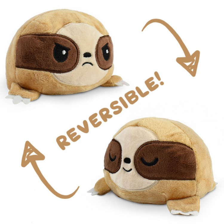 Reversible Sloth Plush - TeeTurtle | The Original Reversible Plushie