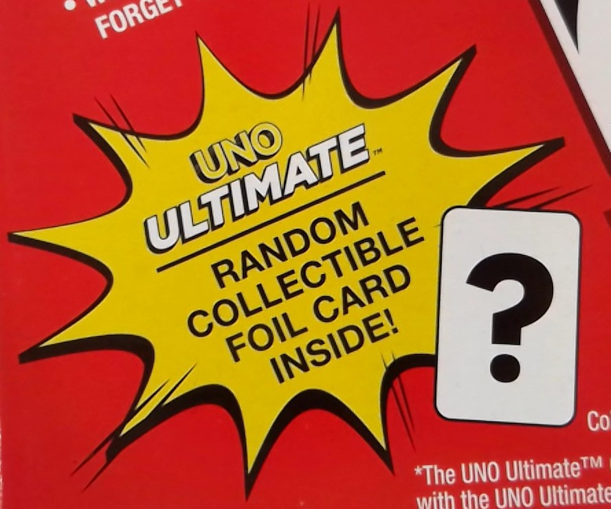 UNO - w/Ultimate Marvel Foil Card