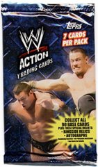 2007 WWE TOPPS ACTION WRESTLING TRADING CARDS PACK