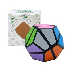 Rubik’s LanLan Dodecahedron Megaminx 12-Sided Cube Twisty Puzzle Classic Black