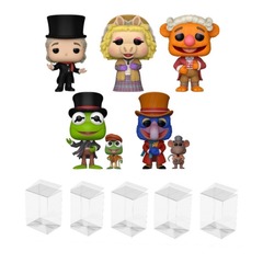 Funko Pop! Movies: The Muppets Christmas Carol - Set of 7 #1453-1457 w/Cases