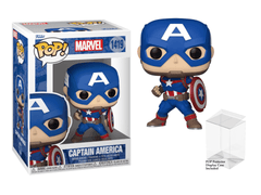 Funko Pop! Marvel New Classics: Captain America #1419 - Bobblehead w/Protector