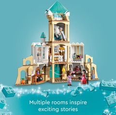 Disney Princes Lego Wish King Magnifico’s Castle 613 Piece w/Asha Dahlia Star 43224