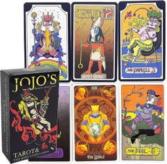 Jojo's Bizarre Adventure Tarot & the Nine Gods Cards - Crd Deck w/ Downloadable Guidebook