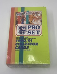 1990-91 Pro Set Soccer Collector Cards Football Association Hobby Box (48 Packs)