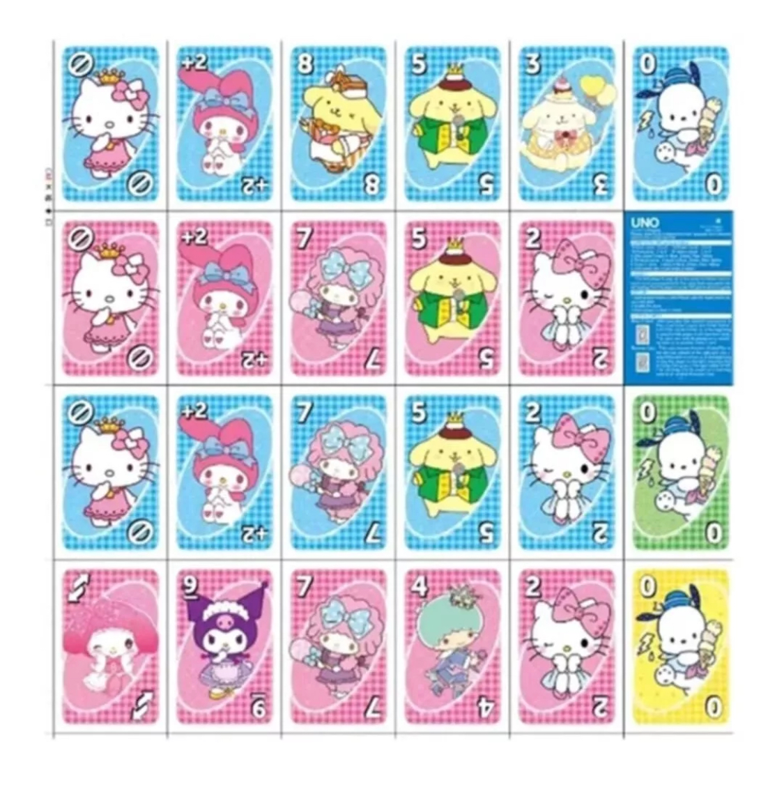 UNO - Sanrio Kuromi Hello Kitty