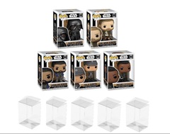 Funko Pop! Star Wars: Obi-Wan Kenobi - Set/5 Obi-Wan Kenobi, Darth Vader, Tala Durith, Kawlan Roken, Reva Third Sister  #538-542 - Bobbleheads