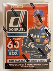 2018 Panini Donruss Nascar Racing Trading Cards Blaster Box (6 Packs 1 Auto/Memorabilia)