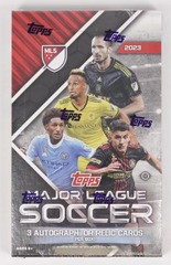 2023 Topps MLS Soccer Trading Cards Hobby Box (24 Packs / 3 Autos or Relics)