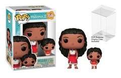 Funko Pop! Disney: Disney Princess - Moana 2 - Moana & Little Sis Simea #1546 Pop & Buddy w/Protector