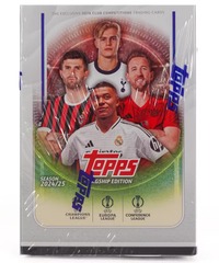 2024/25 Topps Flagship UEFA Club Competitions Soccer Trading Cards Blaster Box (7 Packs)