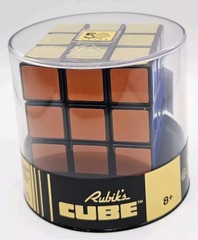 Rubik’s Cube 50th Anniversary Gold Edition w/Display Case Classic Black 3x3x3