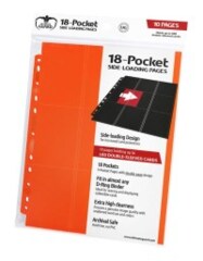 Ultimate Guard - 18-Pocket Side-Loading Pages - Orange (10 Pages)