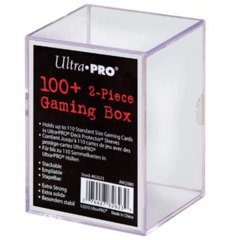 Ultra-Pro Clear 100+ 2-Piece Acrylic Gaming Box