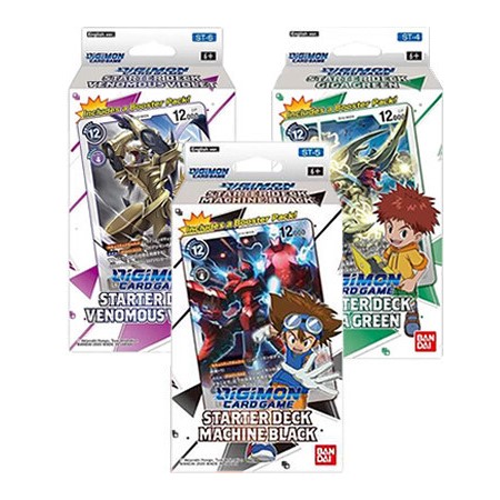 Digimon Card Game: ST-4-6 Starter Deck SET of 3