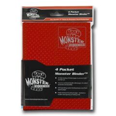 Monster Protectors: 4-Pocket Monster Binder - Holofoil Red