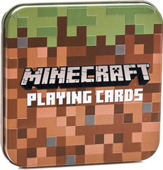 Minecraft Playing Cards - Standard Deck of Cards in Collector Travel Tin