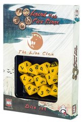 Legend of the Five Rings Lion Clan Dice Set Of 10 Dice (Q-Workshop)