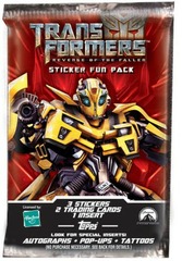 Transformers Revenge of the Fallen Trading Card Sticker Pack Topps