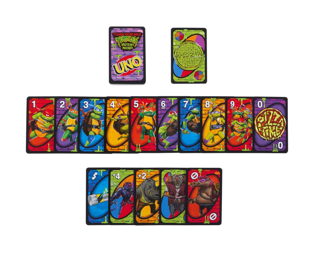 Uno -.Teenage Mutant Ninja Turtles Mutant Mayhem